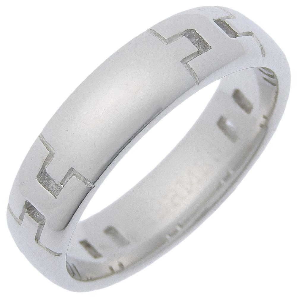 

HERMES Hercules Ring K18 white gold #8.4(US Size) 7.3g mens Used