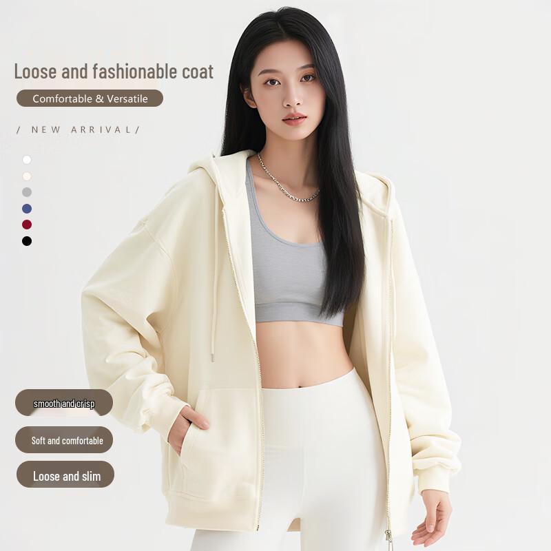 Baleno Women's Trendy Fleece-Lined Star & Floral Hoodie Jacket