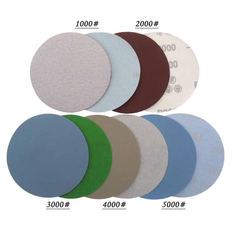 15PCS 5 Inch Sanding Discs Assorted 1000-5000 Grit  Wet & Dry Sandpaper 125mm Compatible for Random Orbital Sanders Polishing