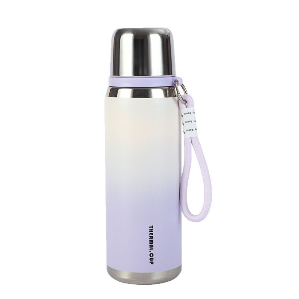 Farbverlauf Isolierte Wasserflasche Edelstahl Thermobecher Sport Thermoskanne Reise