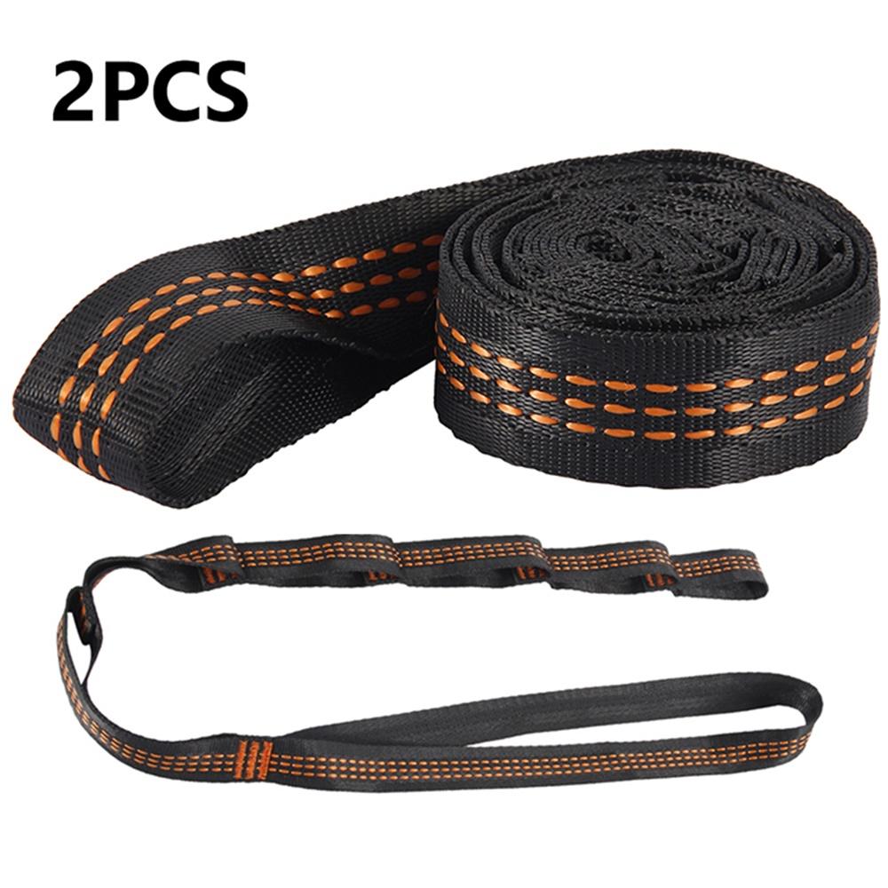 2Pcs Hammock Straps Special Reinforced High Load-Bearing Nylon Adjustable Yoga Swing Hanging Belt Outdoor Camping Hammock Straps