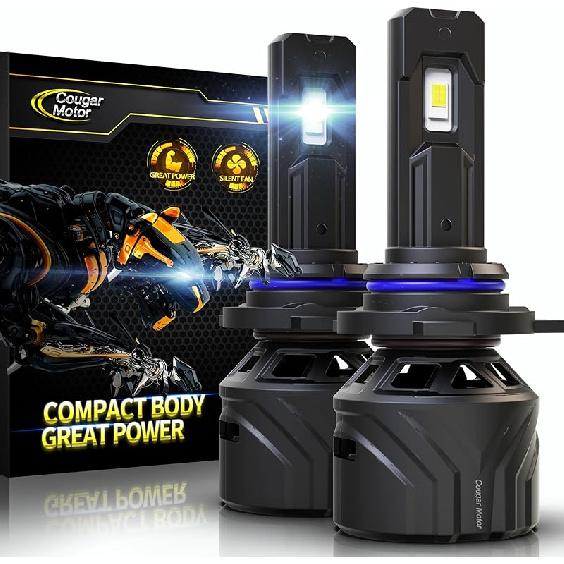 Cougar Motor H11 Bulbs, H11 Light Bulb H8 H9 Fog Lights 6500K White Non-Polarity H11 Fog Bulb Plug and Play - Pack of 2 9012