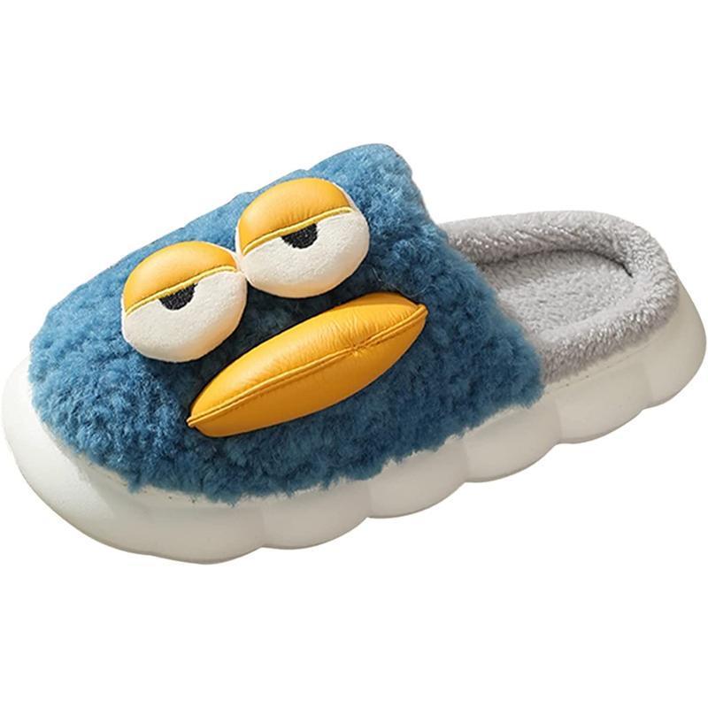 Slippers Indoor Women s Men s Warm Fluffy Slippers Room Shoes Shoes Anti-slip Boa Warm Indoor Shoes Winter Slippers