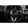 Fit For Mazda 3 Axela 2014-2016 Silver ABS Steering Wheel U Type Cover Trim 1pcs