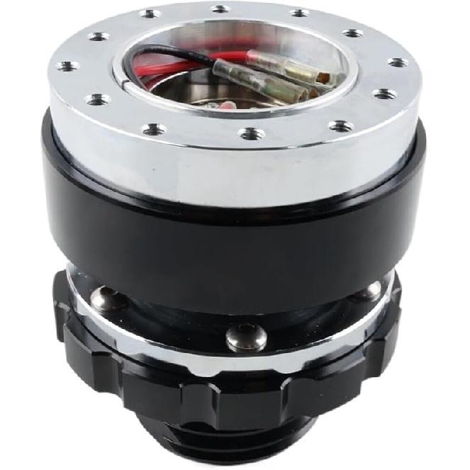 Steering Wheel Adapter Quick Release Boss Kit for Thrustmaster T500 T300 T-GT TX(Black)