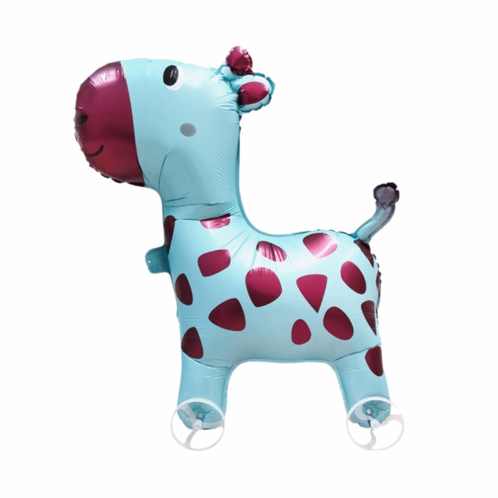

Large Size Walking Balloon Elephant Design Cartoon Animal Cartoon Balloon Stand Design With Wheel Foil Balloons Birthday Party As Shown
