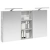 Bathroom Cabinet Set 3 Pcs 110 X 10.5 X 60.5 Cm Particleboard