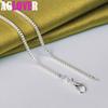 925 Sterling Silver 1.5mm Base Box Chain Necklace Jewelry