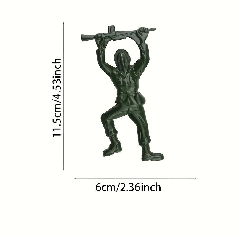 1 pz Apribottiglie Soldato in Lega di Zinco Verde, Versatile Sollevacapsule a Tema Militare, Apribottiglie in Metallo da Parete per l'Estate, San Valentino