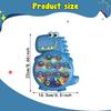 Magnetic Dinosaur Fishing Toy Interactive Activity Durability Early Learning Green