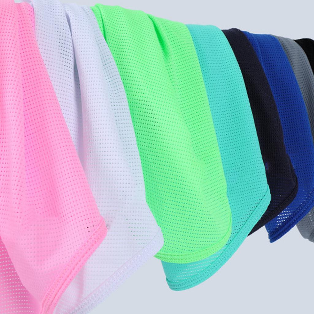Breathable Bandana Face Mask for Cycling Hiking Elastic Ice Silk Tube Scarf Headband Neck Gaiter Snood Outdoor Headwear