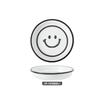 Creative And Cute Smiley Tableware Household Ceramic Tableware Housewarming Gifts Rice Bowl Baking Bowl Vegetable Plate Spoon Combination