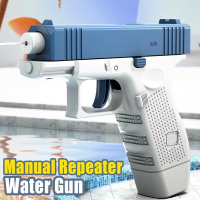 Kinder Wasserspeicher Pistole Pistole Schießspielzeug Automatisches Sommerspiel im Freien Wassersport Strandspielzeug für Kinder Jungen Mädchen Erwachsene