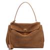 Dames Suède Koeienleer Echt Leer Schoudertas Vrouwelijke Luxe Designer Draagbare Handtassen Dames Werk Reizen Retro Koeienhuid Tassen