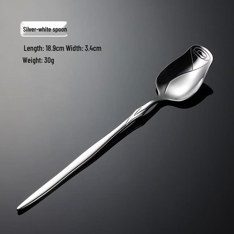Qianxing Rose-Shaped Stainless Steel Cutlery Set