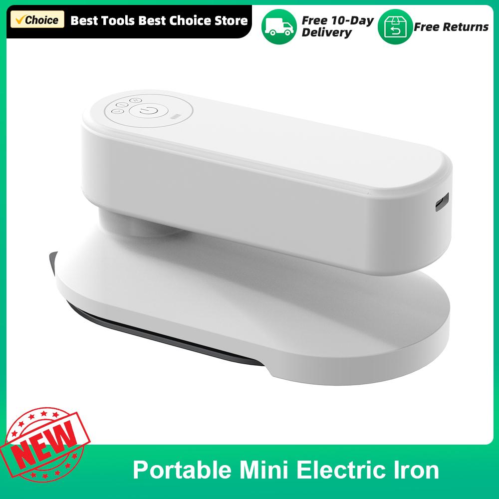 Portable Mini Electric Iron Cordless Rechargeable Dry Iron Wrinkle Remover Touch-Up Ironing For Home Business Trip Travel