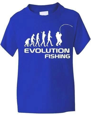 

Evolution Of Fishing Sport Funny Kids Girls Boys T-Shirt Birthday Gift Age 1-13 4XL