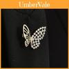 Butterfly Pin For Women With Hollow Metal Design Perfect For Fall Winter Outerwear Accessory