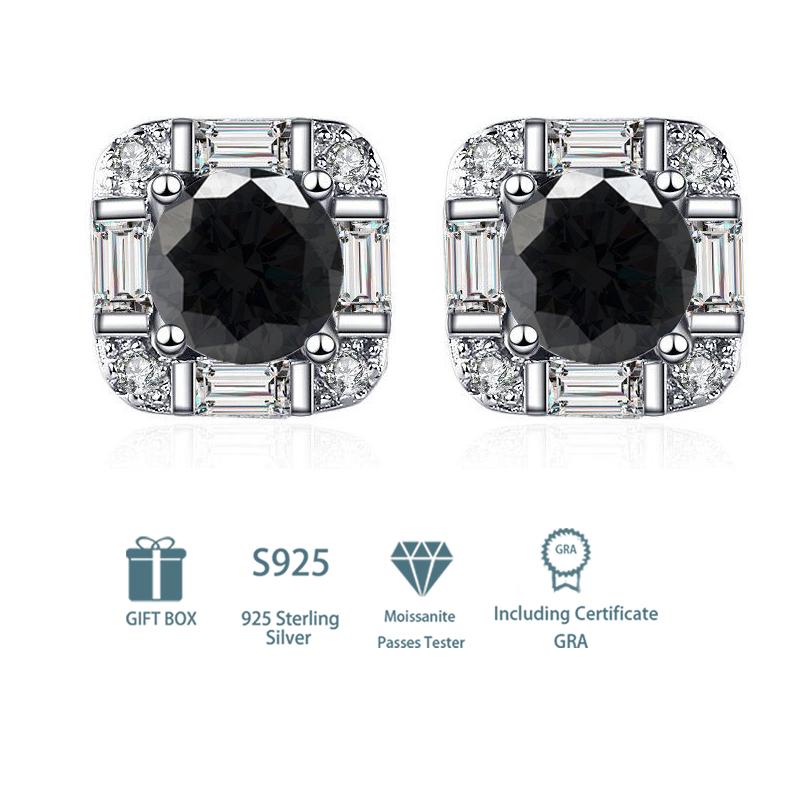 Tancise 925 Sterling Silver Moissanite   Earrings Drop Earrings For Women Wedding Party Gifts
