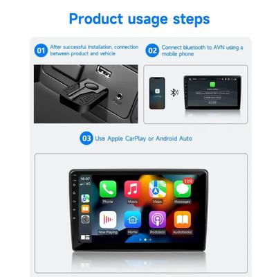 Wireless CarPlay Android Auto Adapter Smart Mini Box USB Plug and Play BT 5G WIFI for Wired CarPlay Android Auto Cars