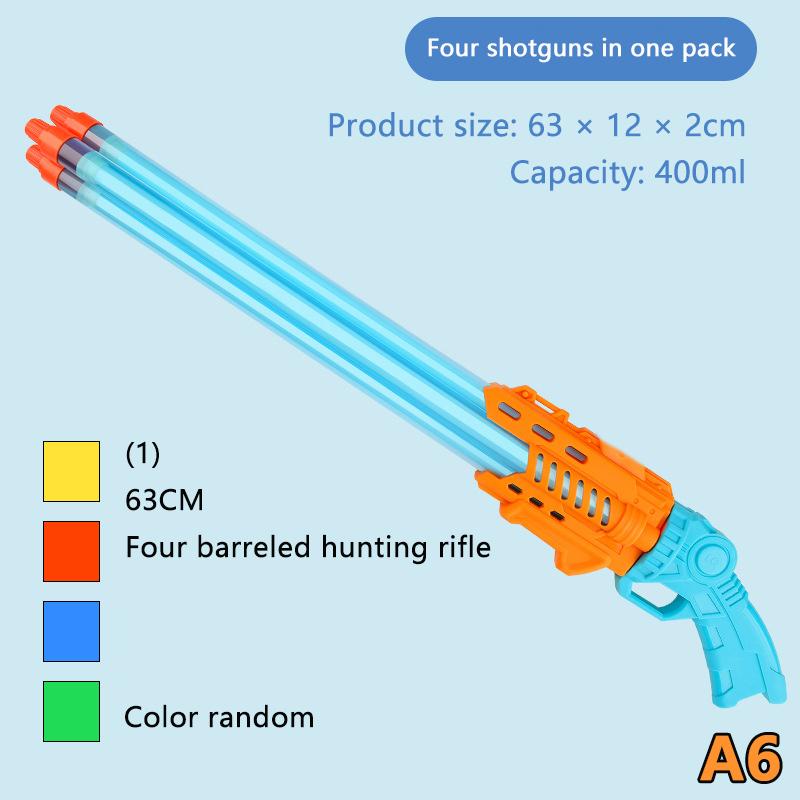 Water Gun Toys Pull Type Large Capacity Originality Children'S Manual Toys Gun High Speed Water Spray Gun Summer Beach