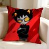 HHomestuck Cool KKarkat Vantas  Pillow Case Square DoubleSided Sofa Cushion Cover Bedroom Bedside Pillow
