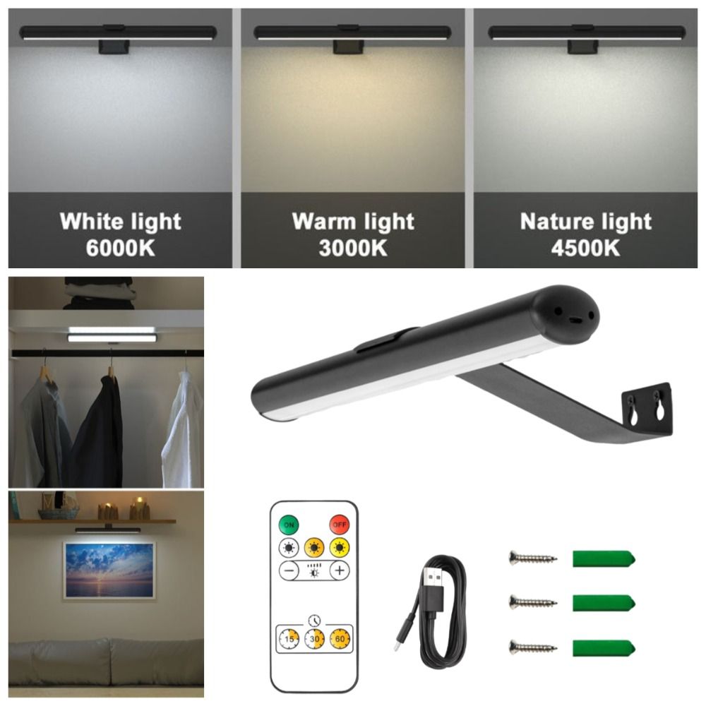 Detachable LED Magnetic Wall Lamp Rechargeable Art Display Light Portrait Light  Bedroom