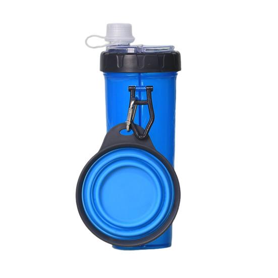 2 In 1 Pet Food Container with Water Tank Storage Bin Foldable Containers Compact Pet Food And Water Carrier