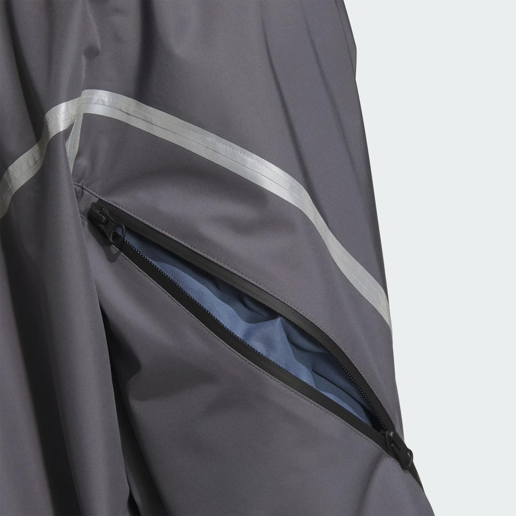 Adidas Fustl P Jacket 6 Fashion Comfortable Water-Resistant Sports Casual Jacket Men Jacket Dark-Gray JM6171