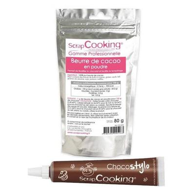 Cocoa Butter Powder 80 G + Chocolate Pen