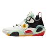 Li Ning Kids Basketball All City 8 Soft Comfortable Fashionable Versatile High-Top Basketball Shoes Kids sneaker Champagne-White YKBS114-15