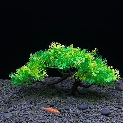 Plastic Water Grass  Simulated Plant Creative Artificial Pine Tree  Office Desk Decor