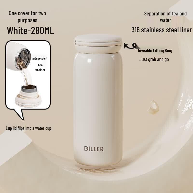 DileBail 316 SS Mini Portable Thermos Bottle, 280ml