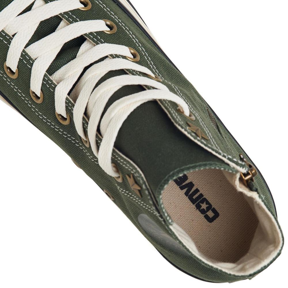 Converse All Star Star Zip Hi Army Green 31316030