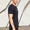 Li Ning Trainingsserie Schnelltrocknendes Rundhals-Sport-Kurzarm-T-Shirt Herren Tops Schwarz ATSQ059-1
