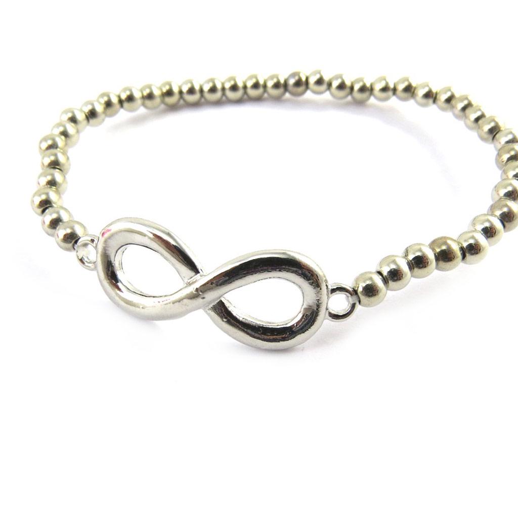 Les Trésors De Lily [M6163] - Brățară elastică „Infinity” din argint
