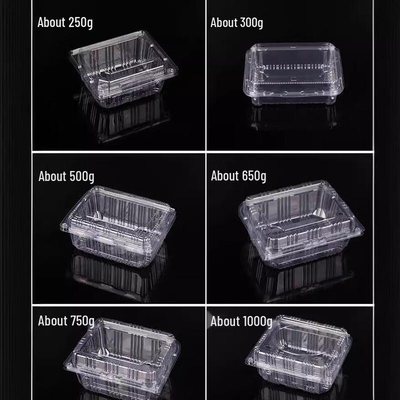 Thickened Clear Round Disposable Plastic Food Container