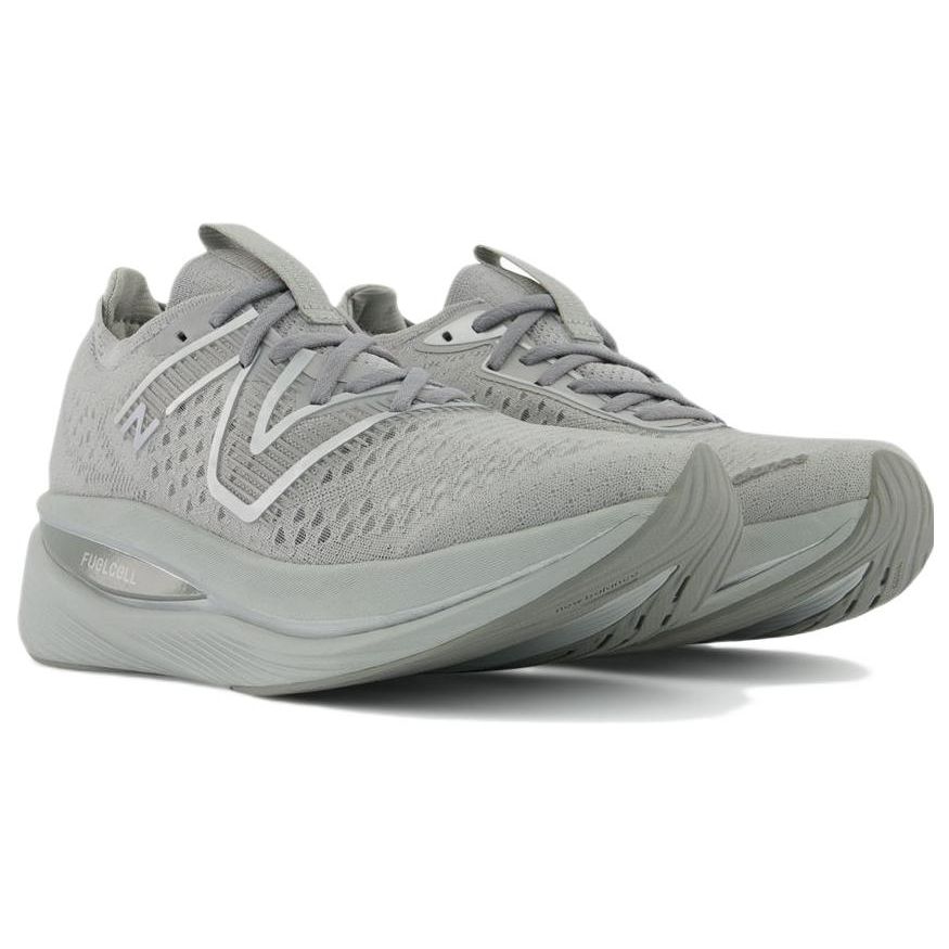 New Balance Scarpe da Ginnastica da Donna FuelCell SuperComp Low Grigio Nimbus Marmo Argento WRCXED2