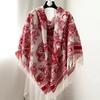 Milin European Letter Imitation Cashmere Scarf Shawl