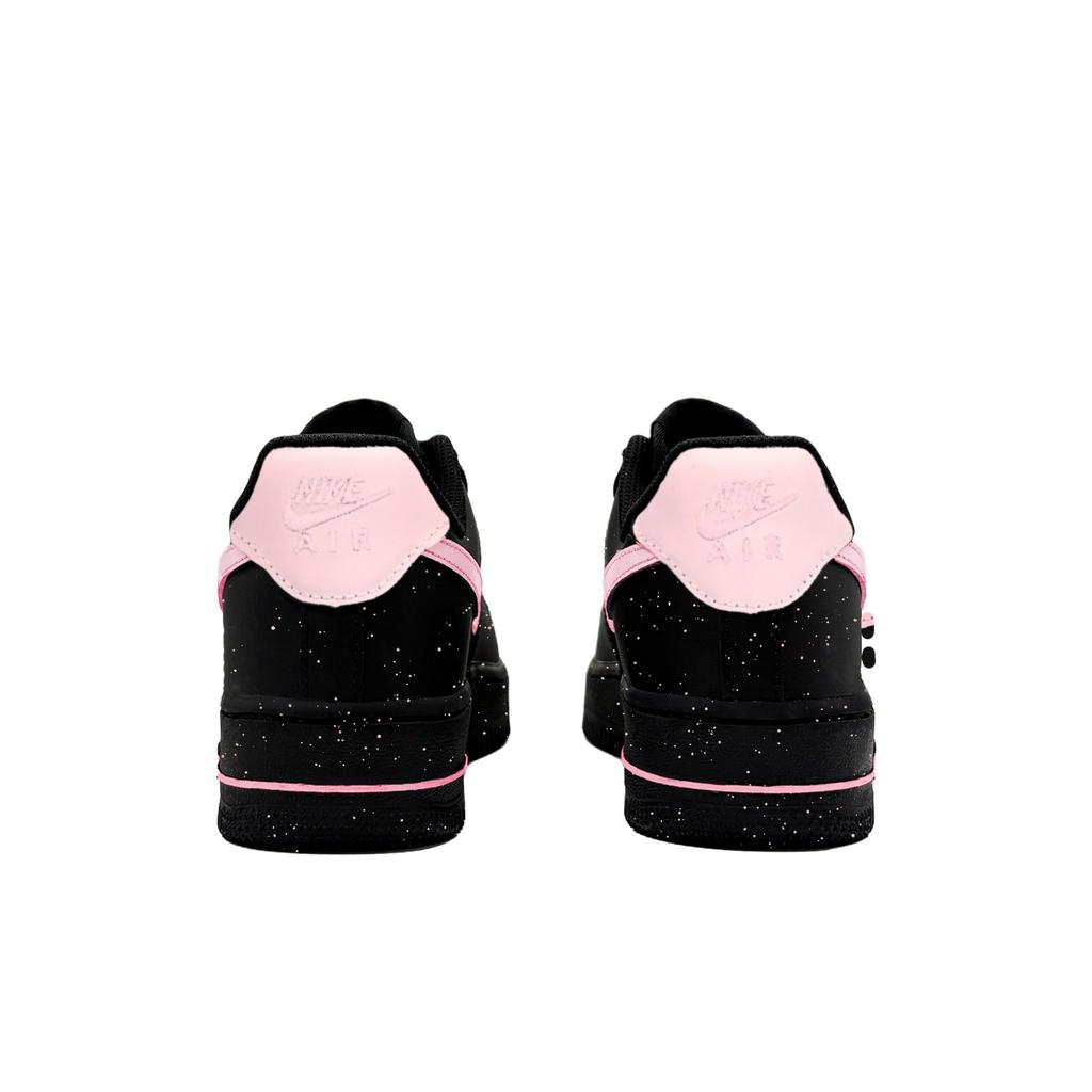 Nike Air Force 1 Abrasion Resistant Low top Skateboard Shoes Women's Black Pink DD8959-001(Team1039-)
