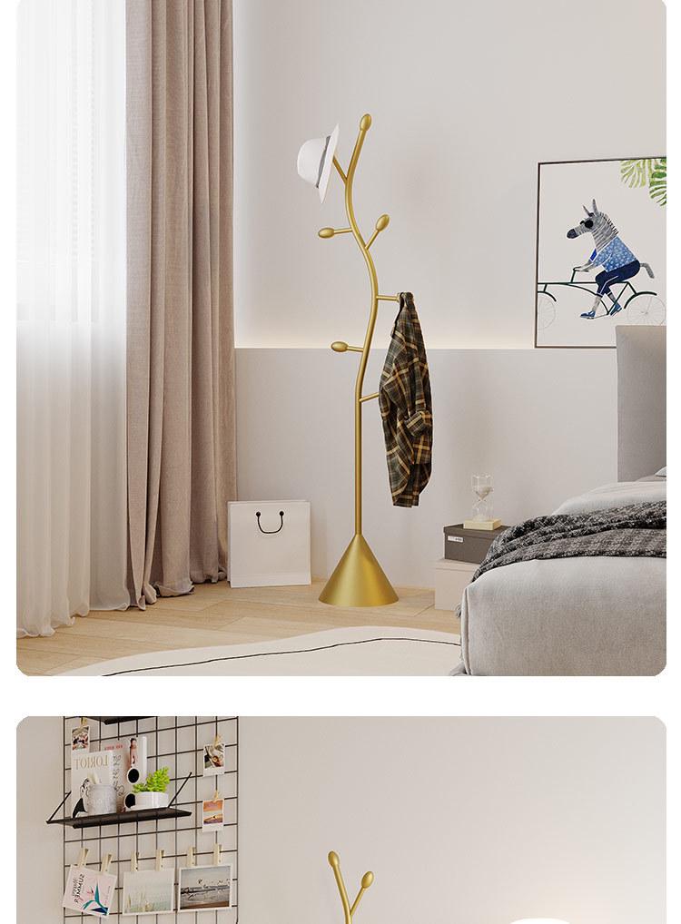 Compact Apartment Clothes and Coat Drying Rack for Bedroom