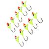 10Pcs Fishing Lure Vivid Color Exquisite Design High Carbon Steel Fishing Tool Accessories