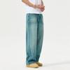 New Spring Style Men's Jeans Loose Straight Wide-leg Pants