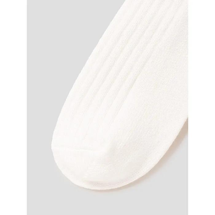 Double Stripe Socks White