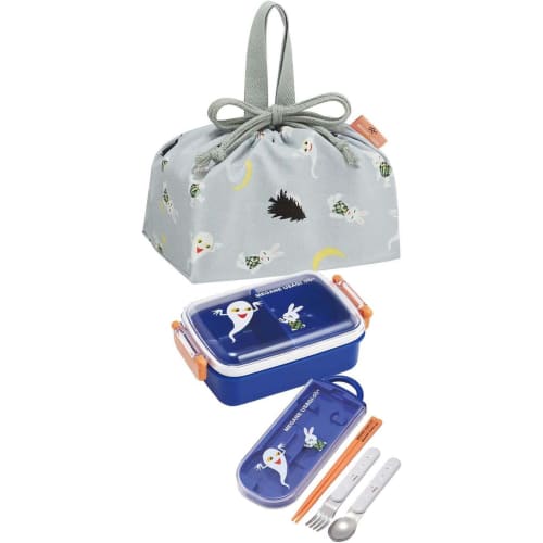 Skater Kids' Lunch Bag with Gusset, Made In Japan, Glasses Rabbit Design, Boys and Girls, KB7