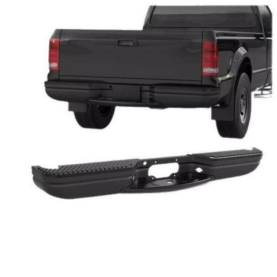 Задний бампер для Ford F150 1997-2004 / F250 1997-1999 Без отверстий FO1103101 Black Spray Coated