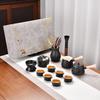 Japanese Black Pottery Kung Fu Tea Set