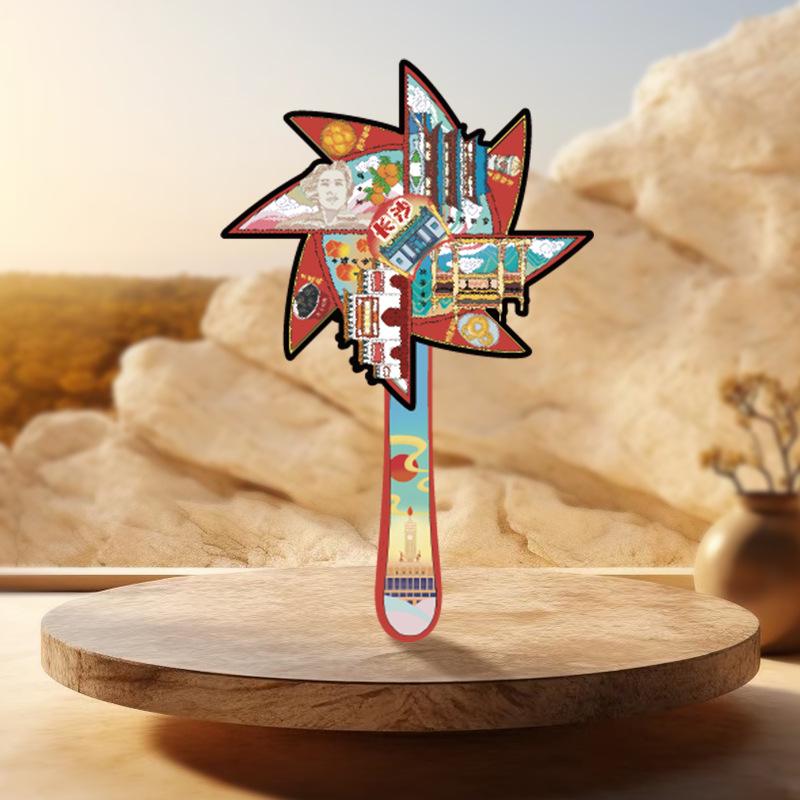 Changsha 3D Wooden Refrigerator Magnet - Hunan City Travel Souvenir