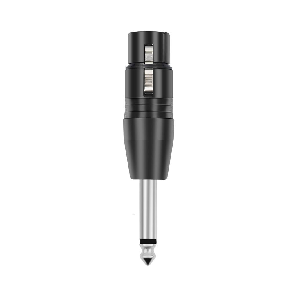 XLR 3Pin Female to 6.35mm 1/4 Inch TRS Male Mono Audio Connectors for Professional Sound Equipment