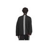 Adidas Classic Striped Button Casual Jacket Unisex Tops Black JE1117